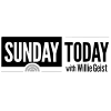 A green background with the words " sunday today ".