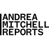 A green background with the name of andrea mitchell reports.