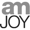 A green square with the word " am joy ".