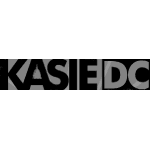 A green background with the word kasie dc in black letters.