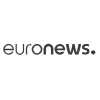 A green background with the word " euronews ".